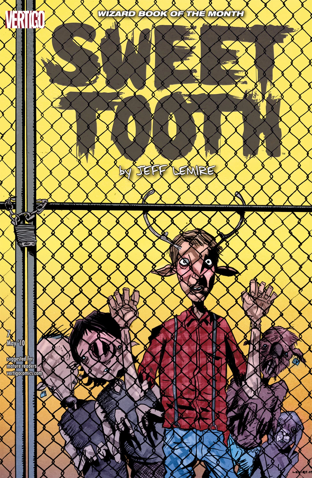 Sweet Tooth #7 (DC, 2010 — Cover A) cover